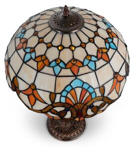 Brilagi - Tiffany vitrážová stolní lampa MIRABELLA 2xE27/60W/230V