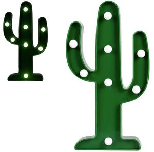 Dětská ozdobná LED lampička - Kaktus
