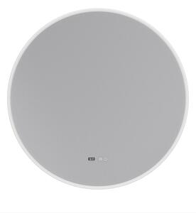 Erga Deam, kulaté LED zrcadlo 120cm, 3 barvy světla, přední osvětlení, vyhřívací podložka proti zapaření, ERG-V01-Deam-1212-CL
