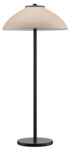 Stolní lampa Vali, výška 50 cm, černá/béžová