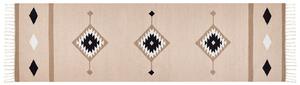Bavlněný kelimový koberec 80 x 300 cm barevný BERDIK