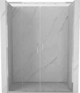 Mexen Exo, 2-křídlé posuvné 130x200 cm, 6mm čiré sklo, chromový profil, 8152-130-000-01-00