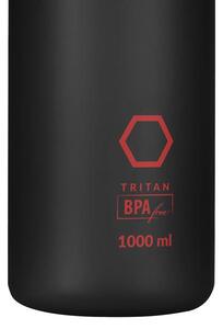 HMS NCD61 ČERNÁ TRITANOVÁ LÁHEV NA PITÍ 1000 ML NILS CAMP