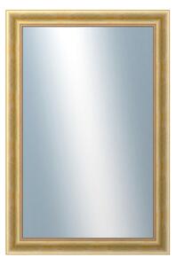 DANTIK - Zarámované zrcadlo - rozměr s rámem cca 80x120 cm z lišty KŘÍDLO velké zlaté patina (2772)