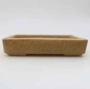 E-bonsai Keramická bonsai miska 10 x 7 x 2 cm béžová