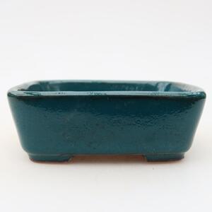 E-bonsai Keramická bonsai miska 10 x 8 x 3,5 cm zelená