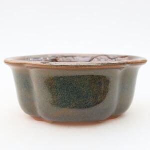 E-bonsai Keramická bonsai miska 13,5 x 11 x 6 cm hnědá