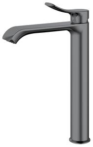 Sapho Sapho, SUGA stojánková umyvadlová baterie bez výpusti, vysoká, gun metal, TJ006GM