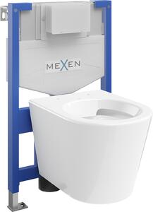 Mexen Fenix XS-F, podomítkový modul a závěsné WC Rico, bílá, 6803372XX00