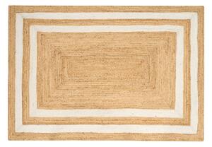 Jutový koberec 160 x 230 cm béžový GEMEREK