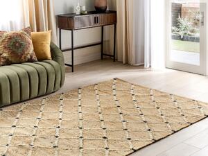 Jutový koberec 160 x 230 cm béžový KALEKOY