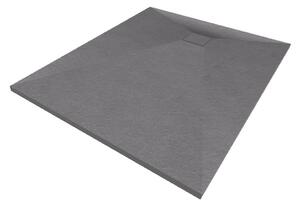 Gamma Erga Oldaf, SMC obdélníková sprchová vanička 120 x 90 cm, šedá matná, ERG-GMA-OL-90120G