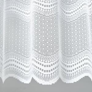 Hrubá žakárová záclona na míru - metráž, výška 30 cm (A3812)