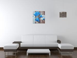 Gario Obraz na plátně Nádherná modrá magnolie Velikost: 30 x 20 cm