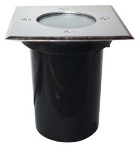 ACA Lighting Podzemní bodové svítidlo HI7373S max. 35W/GU10/230V/IP66, stříbrný