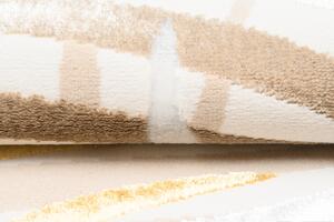 Makro Abra Kusový koberec GOLDEN NA44C Listy krémový Rozměr: 200x300 cm