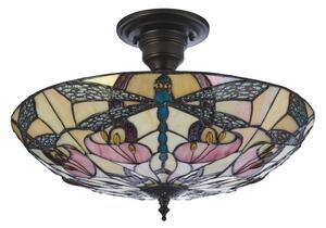 Endon 111892 - Přisazený lustr Tiffany ASHTON 3xE27/10W/230V pr. 45 cm