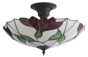Endon 111896 - Přisazený lustr Tiffany BOTANICA 3xE27/10W/230V pr. 45 cm
