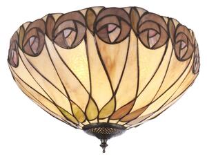 Endon 112188 - Stropní svítidlo Tiffany HUTCHINSON 2xE27/60W/230V pr. 40 cm