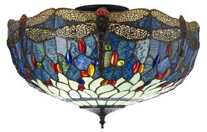 Endon 111899 - Stropní svítidlo Tiffany DRAGONFLY 3xE27/10W/230V pr. 50 cm