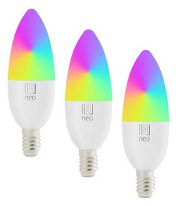 Immax NEO 07808C - SADA 3x LED RGB+CCT Stmívatelná žárovka E14/4,8W/230V