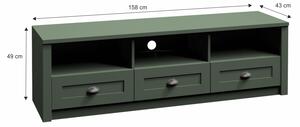 TV stolek/skříňka Provense (zelená). 1016804