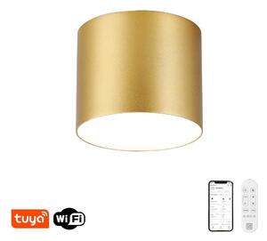 Immax NEO 07317L - LED Stm stropní sv RONDATE 18W/230V 11,5cm Wi-Fi Tuya zlatá