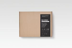 Da Vinci - betonový tác – grafit, SET 24,5 x 39,5 cm