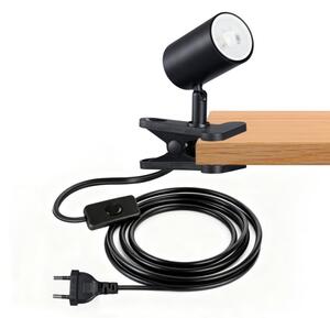 Immax NEO 08291L - Lampa s klipem PUNTO 1xGU10/9W/230V černá