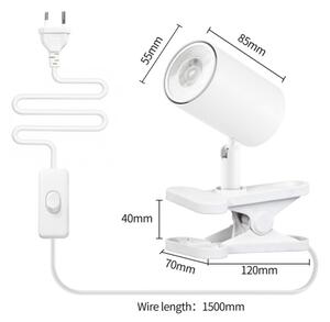 Immax NEO 08292L - Lampa s klipem PUNTO 1xGU10/9W/230V bílá