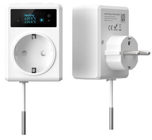 Immax NEO 07811L - Chytrá zásuvka s teploměrem F 3680W Wi-Fi