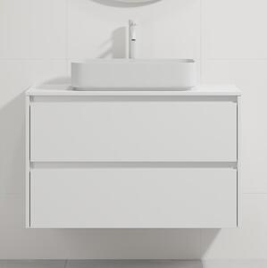 Koupelnová skříňka s umyvadlem TRONDHEIM/LJORDAL 90x57x46 cm bílá