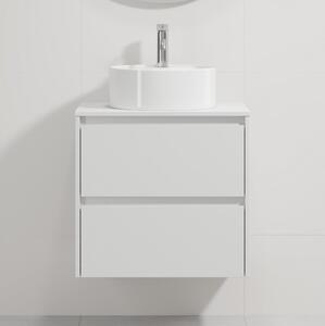 Koupelnová skříňka s umyvadlem TRONDHEIM/VIKEDAL 60x57x46 cm bílá