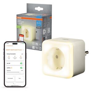 Osram -LED Stmívatelná zásuvka s osvětlením SCHUKO SMART+ NIGHTLIGHT 230V Wi-Fi