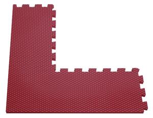 Okrajové díly k podlahám Minideckfloor 32 Tmavě červená, Díl: Rohový