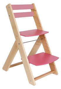 Wood Partner Rostoucí židle Vendy Barva: lak/růžová