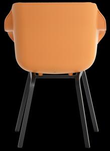 Sophie Element Zahradní Jídelní Židle s područkami - indian orange