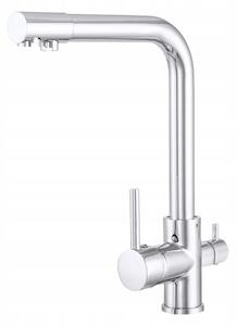 Gamma Side, vysoká umyvadlová baterie s připojením na filtr vody h-330, chromová, GMA-BSEF-CH