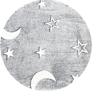 Numberoplus Svíticí povlečení mikroflanel Planetarium, 140 x 200 cm, 70 x 90 Barva: Světle šedá