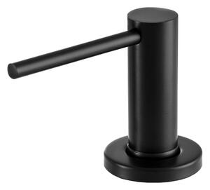 Gamma Lux Slim, kuchyňský dávkovač saponátu 400ml, černá matná, GMA-LUX-SLIM-BK
