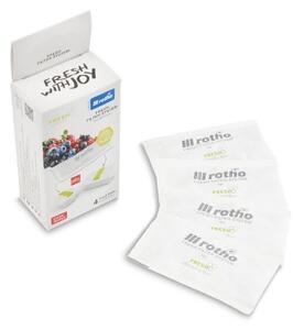 Rotho Sada 4 náhradních filtrů do Fridge Fresh 1,6l + 6,4l