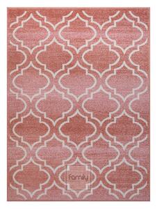 Originální starorůžový koberec ve skandinávském stylu