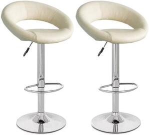 2x Barová židle Hawaj CL-3230 krémová