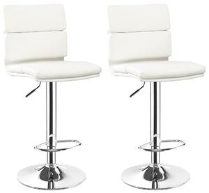 2x Barová židle Hawaj CL-7006-2 bílá