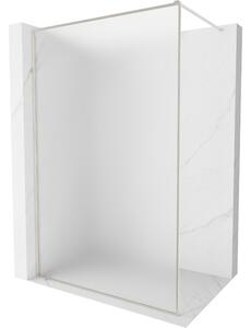Mexen, Mexen Kioto-XF sprchová stěna s rámem 60 x 202 cm, matná 10 mm, matný nikl - 800-060-104-97-30-X