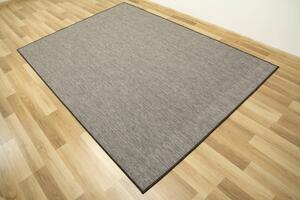 Šňůrkový oboustranný koberec Brussels 205664/11010 stříbrný / šedý