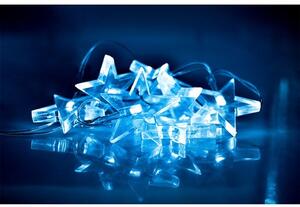 SOLIGHT LED vánoční řetěz - hvězdy, 1,5m, 10 LED, 2 x AA, modré světlo
