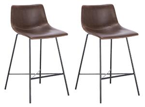 2 x Barová židle Hawaj CL-845-4 hnědá
