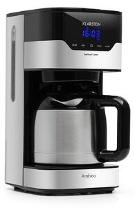 Klarstein Arabica 800W, kávovar, 1.2 l, Easy-touch control, stříbrno/černý