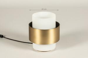 Stolní designová lampa Onyx Gold (LMD)